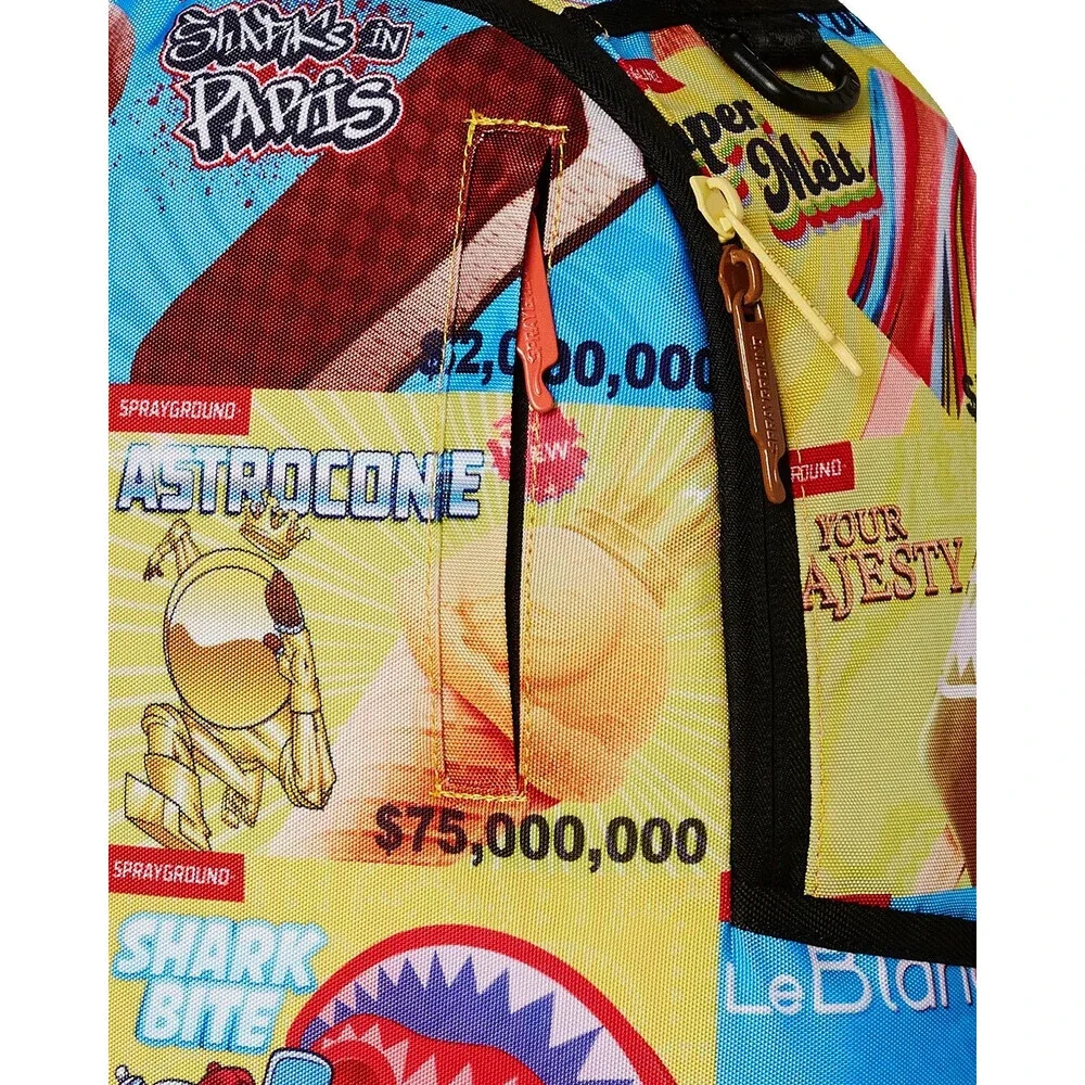 Sprayground Characters Ice Cream Truck DLXR Backpack Unisex Multi Graphic SPR109